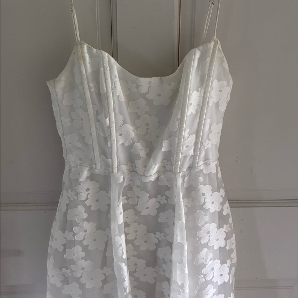 Lucy in the Sky White Lace Dress